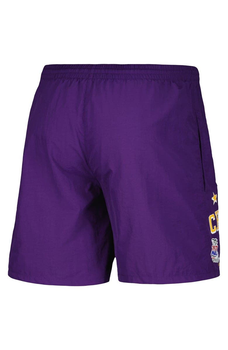 Mitchell & Ness Men's Mitchell & Ness Purple Los Angeles Lakers 1988 Finals Champions Heritage Shorts, Alternate, color, Purple