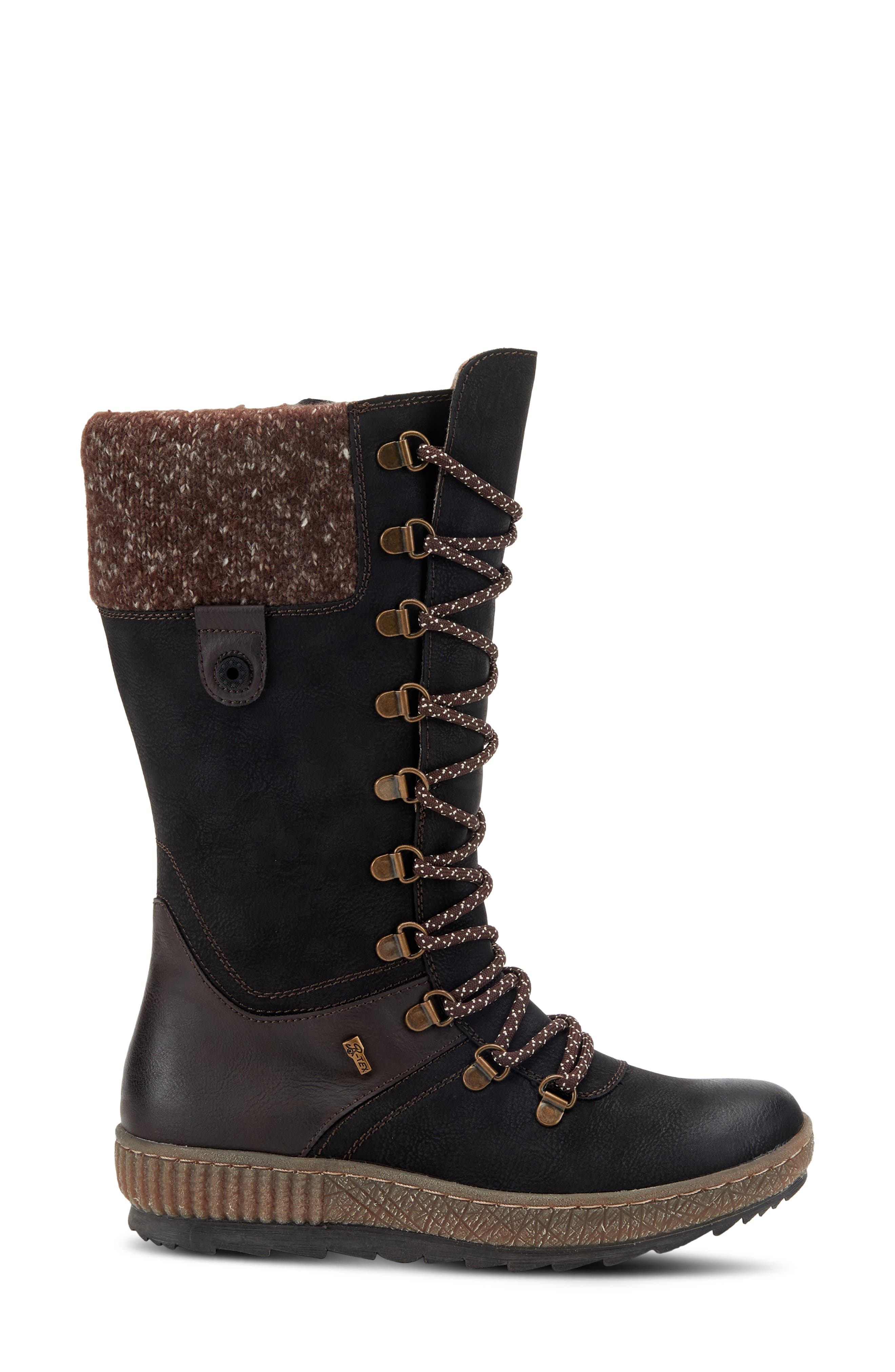 Spring Step Chibero Faux Shearling Lined Water Resistant Boot, Alternate, color, 