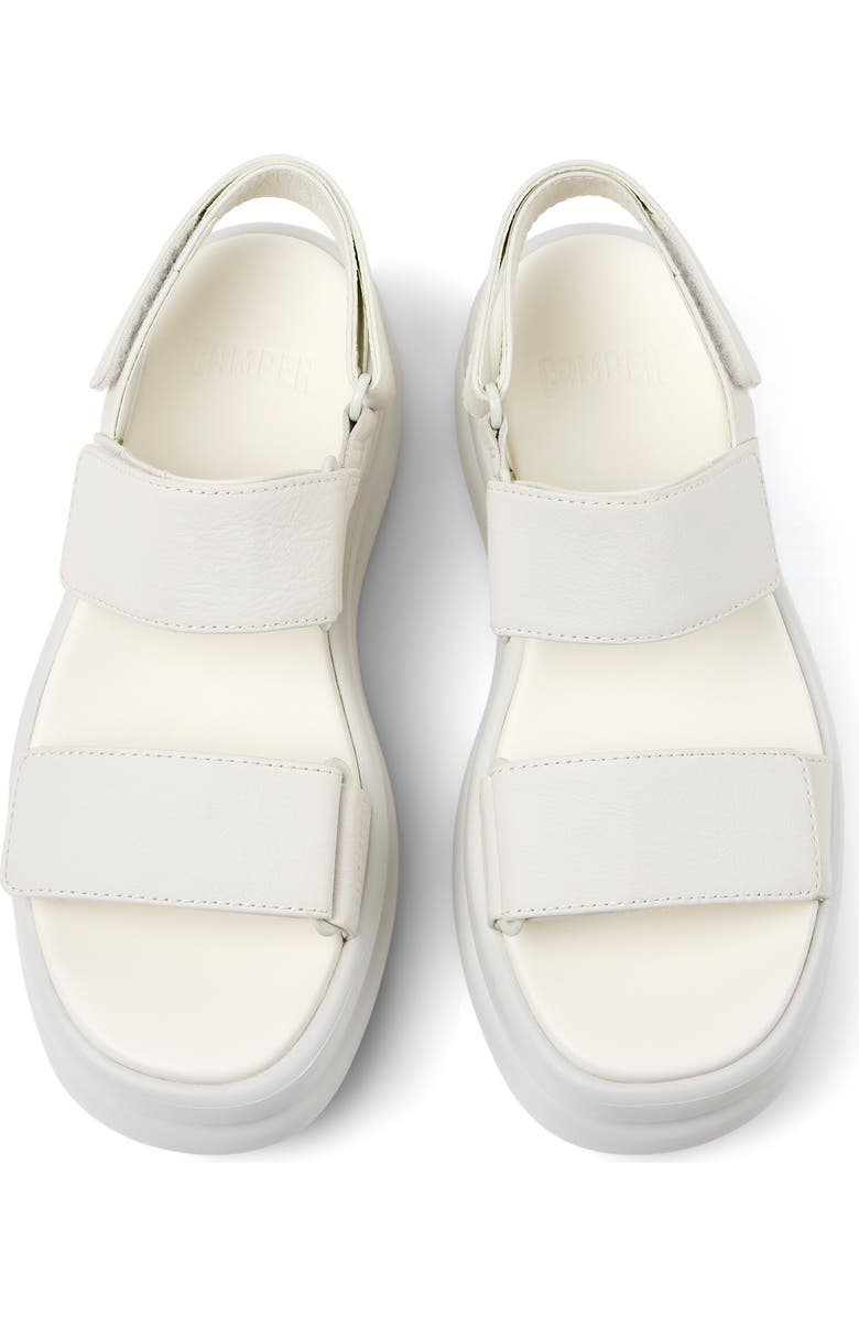 Camper Pelotas Flota Platform Sandal, Alternate, color, White Natural