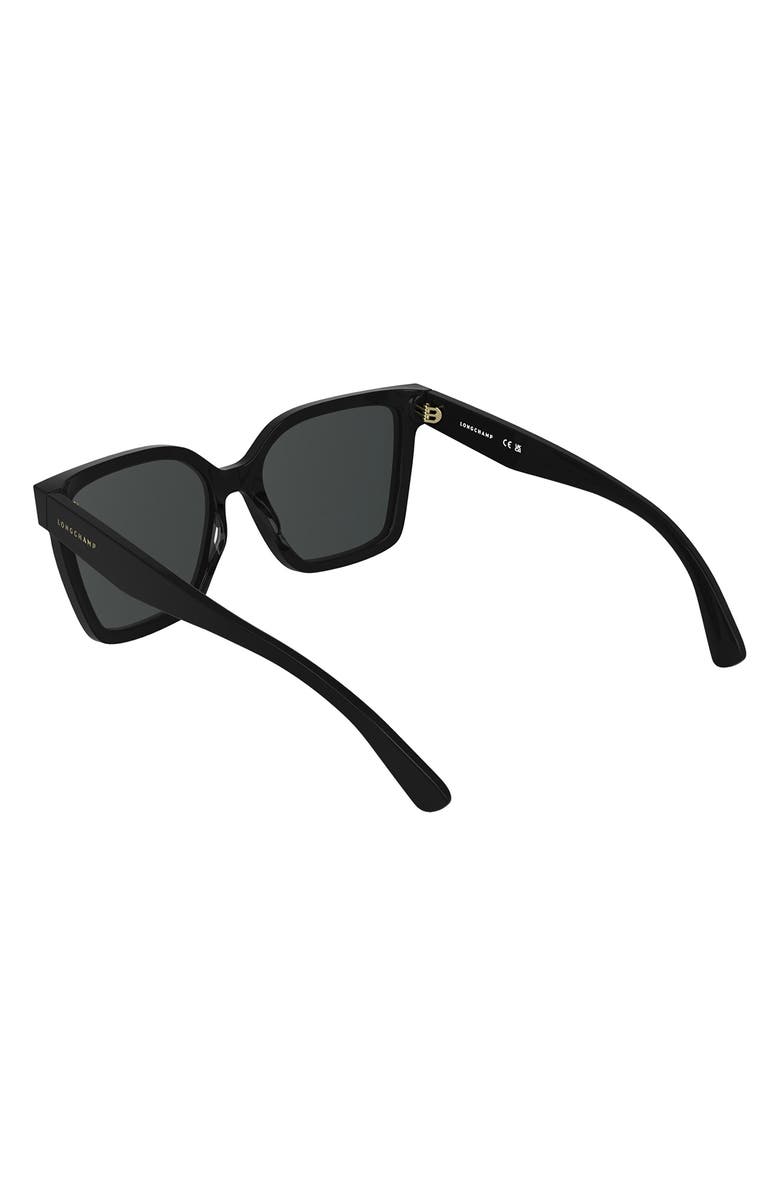 Longchamp Roseau 55mm Modified Rectangular Sunglasses, Alternate, color,