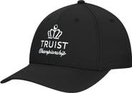 AHEAD Men's Ahead Black Truist Championship Stratus Tech Adjustable Hat