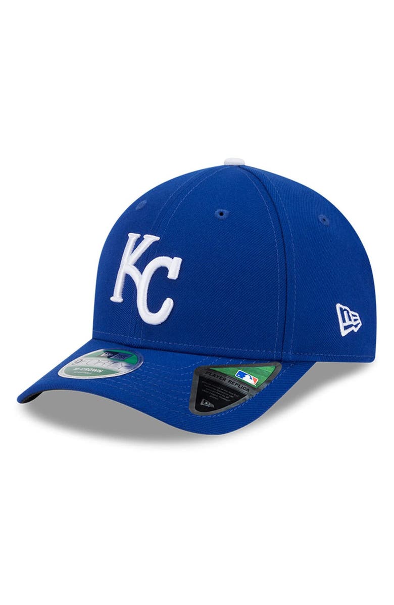 New Era Men's New Era Royal Kansas City Royals Player Replica 9FORTY Adjustable Hat, Main, color, Royal