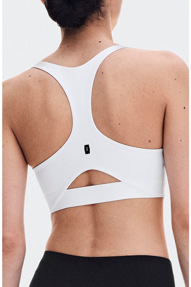 Studio Racerback Sports Bra, Alternate, color, WHITE