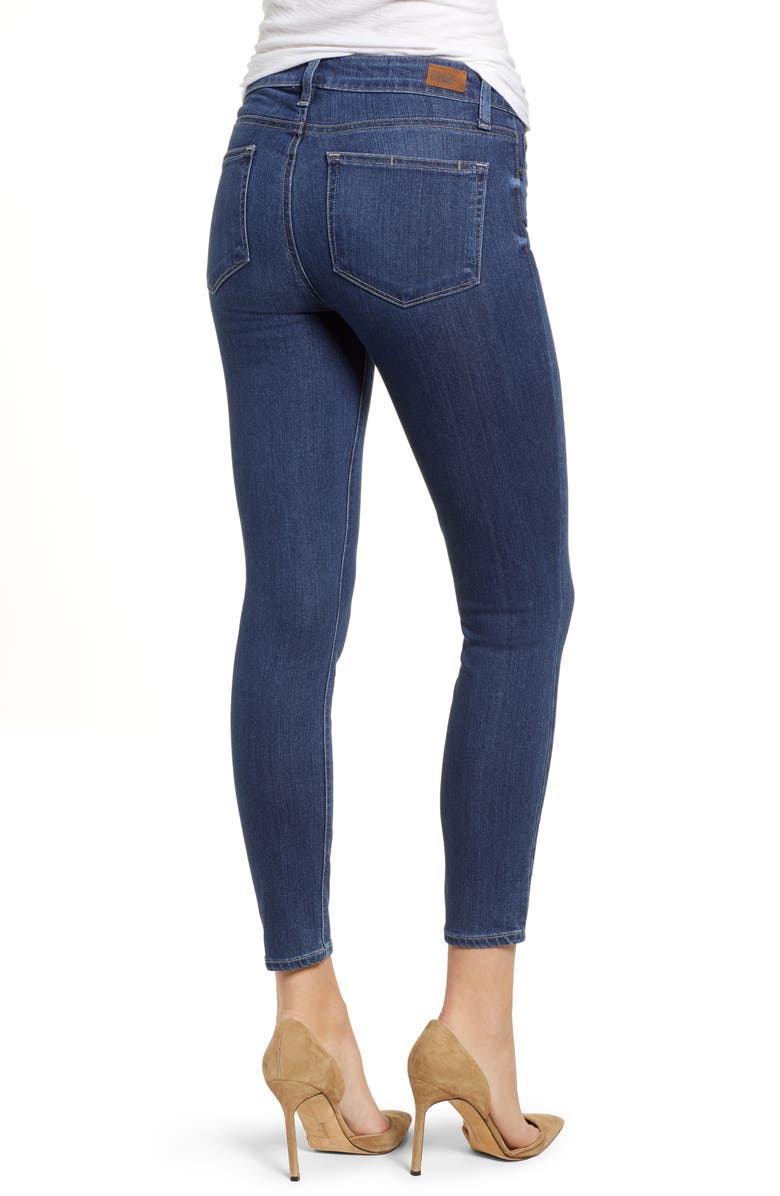 PAIGE Transcend - Verdugo Crop Skinny Jeans, Alternate, color, 