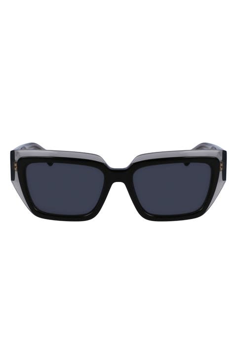Classic Logo 55mm Square Sunglasses