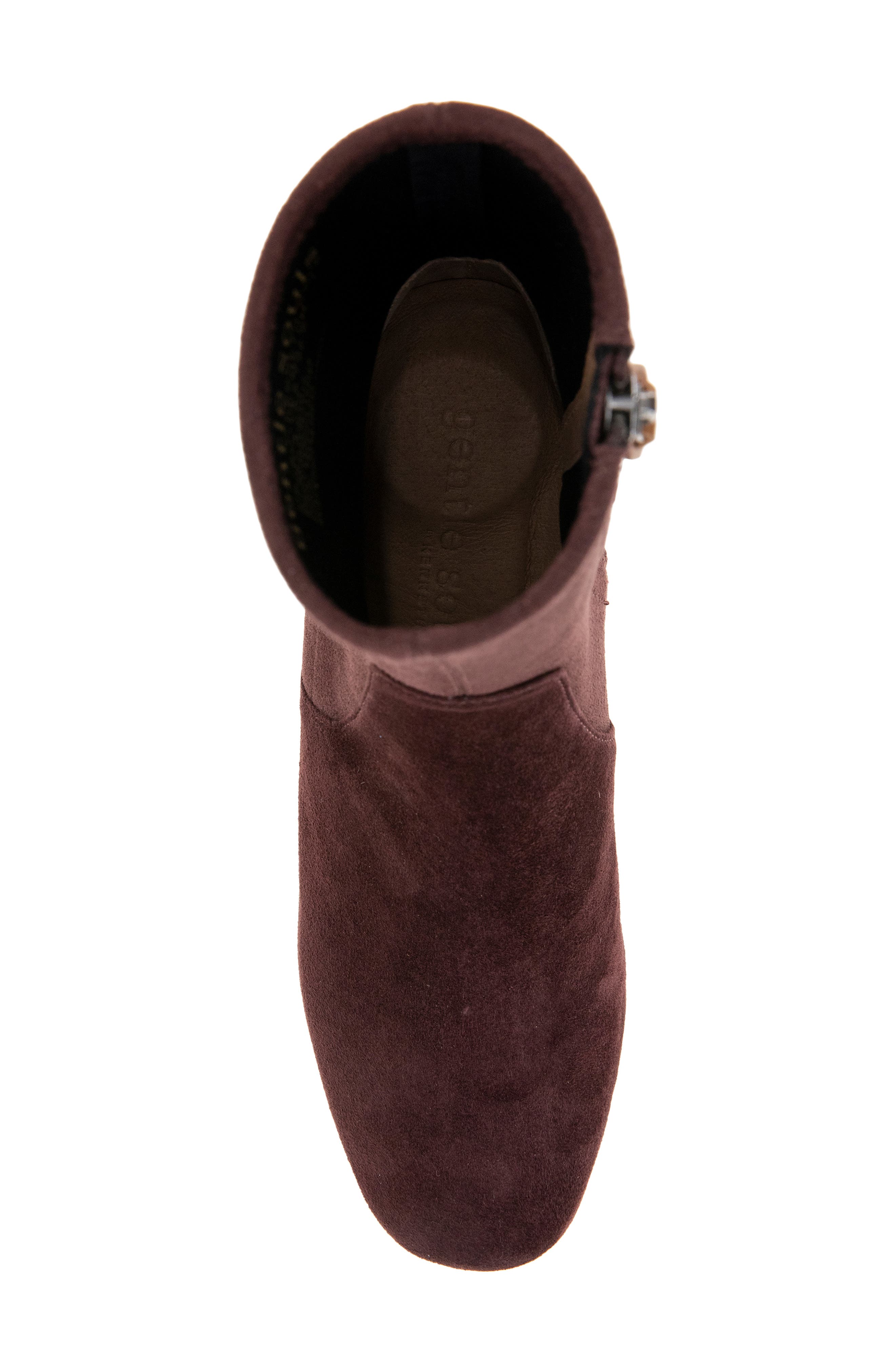 Emily Bootie, Alternate, color, WINE SUEDE