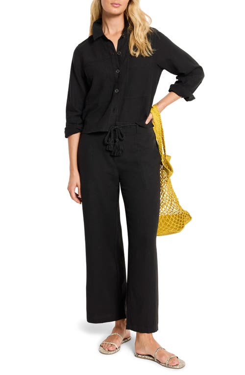 Nic + Zoe Nic+zoe Rumba Linen Blend Shirt Jacket