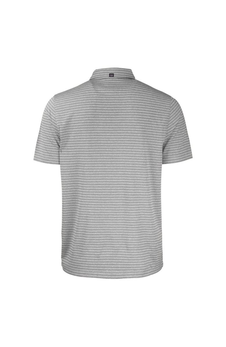 Cutter & Buck Men's Cutter & Buck Heather Gray UCF Knights Forge Eco Heathered Stripe Stretch Recycled Polo, Alternate, color, Heather Gray