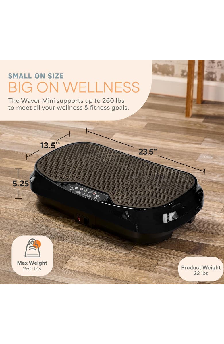 Lifepro Waver Mini Blue, Alternate, color, Black