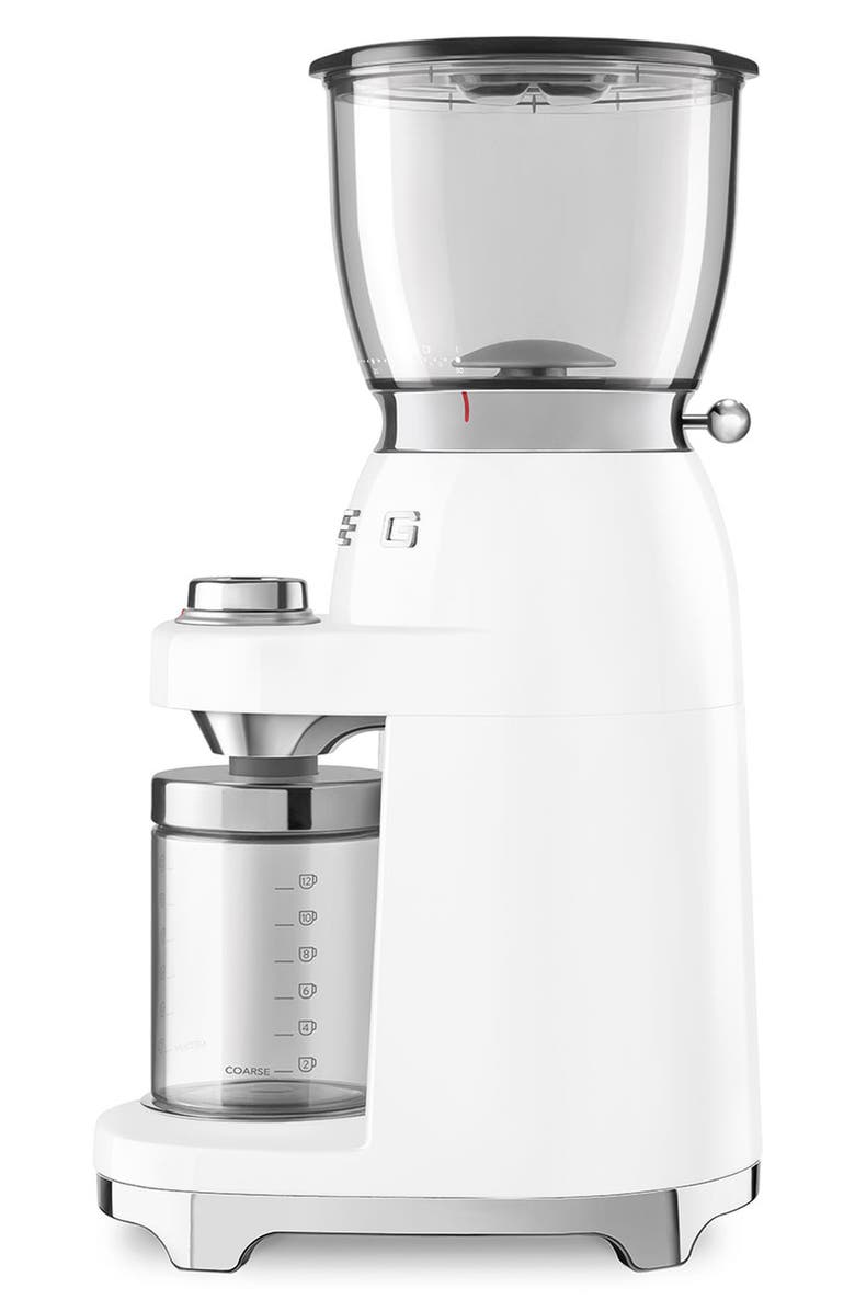 smeg '50s Retro Style Espresso Grinder, Alternate, color, White