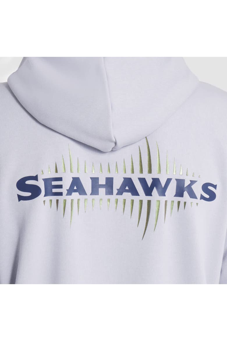Men's Nike Wolf Gray Seattle Seahawks 2025 Rivalries Collection Standard Issue Sideline Dri-FIT Hoodie, Alternate, color, Gray