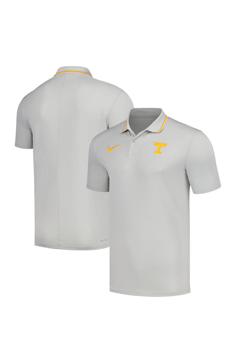 Nike Men's Nike Gray Tennessee Volunteers 2023 Coaches Performance Polo, Main, color, 