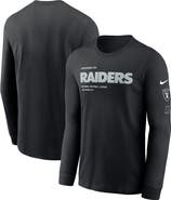 Nike Men's Nike Black Las Vegas Raiders Play to Win Essential Long Sleeve T-Shirt