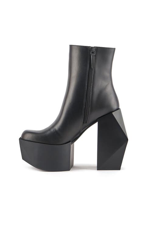 United Nude Stage Platform Boot In Black