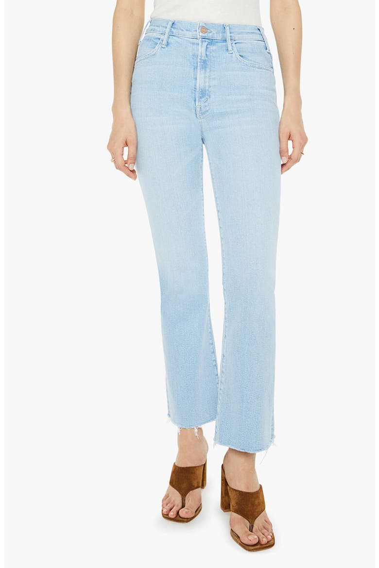 The Hustler Frayed Ankle Jeans, Main, color, BALLS IN YOUR COURT
