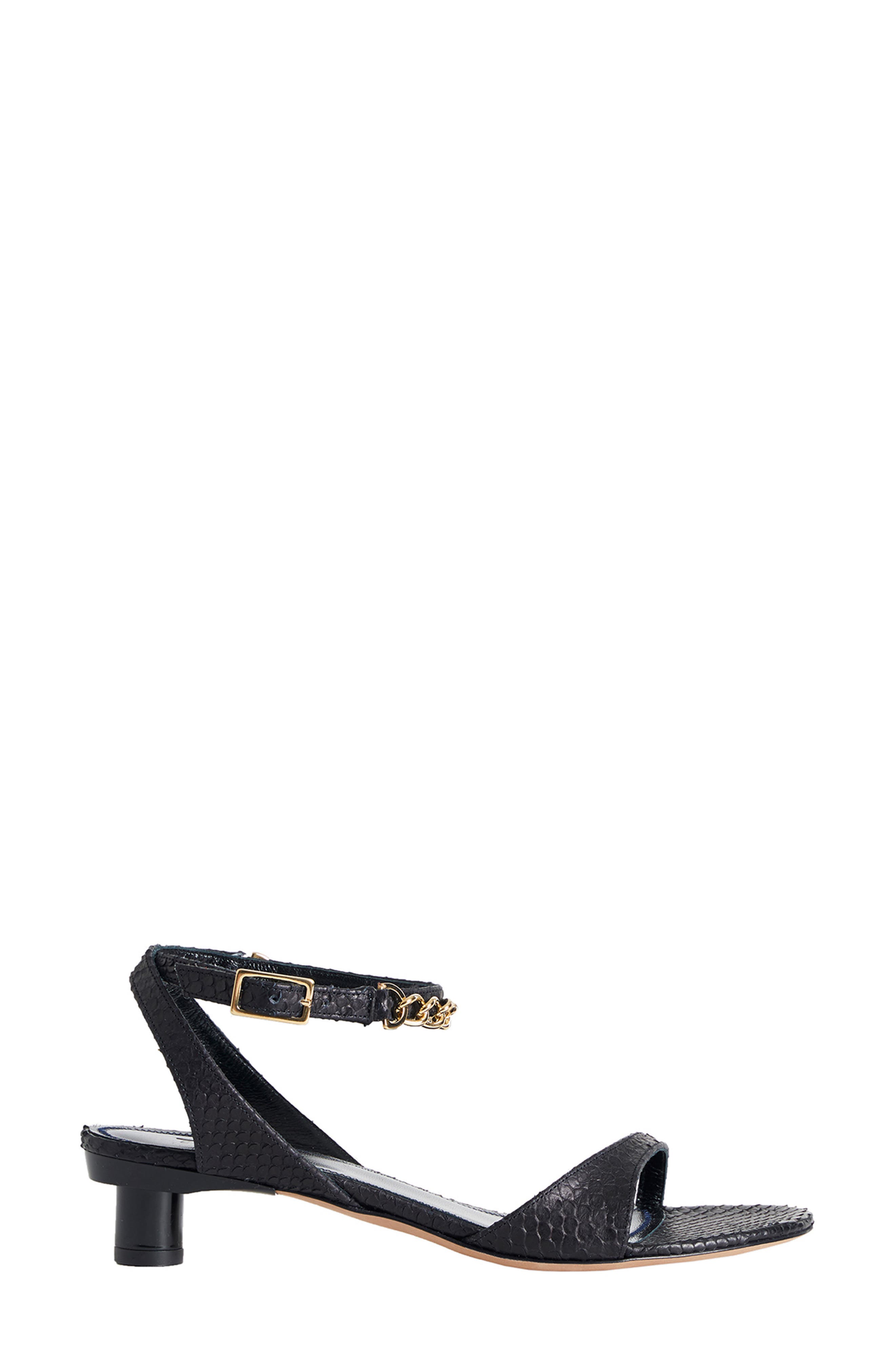 Tibi Nathan Chain Embellished Sandal, Alternate, color, 