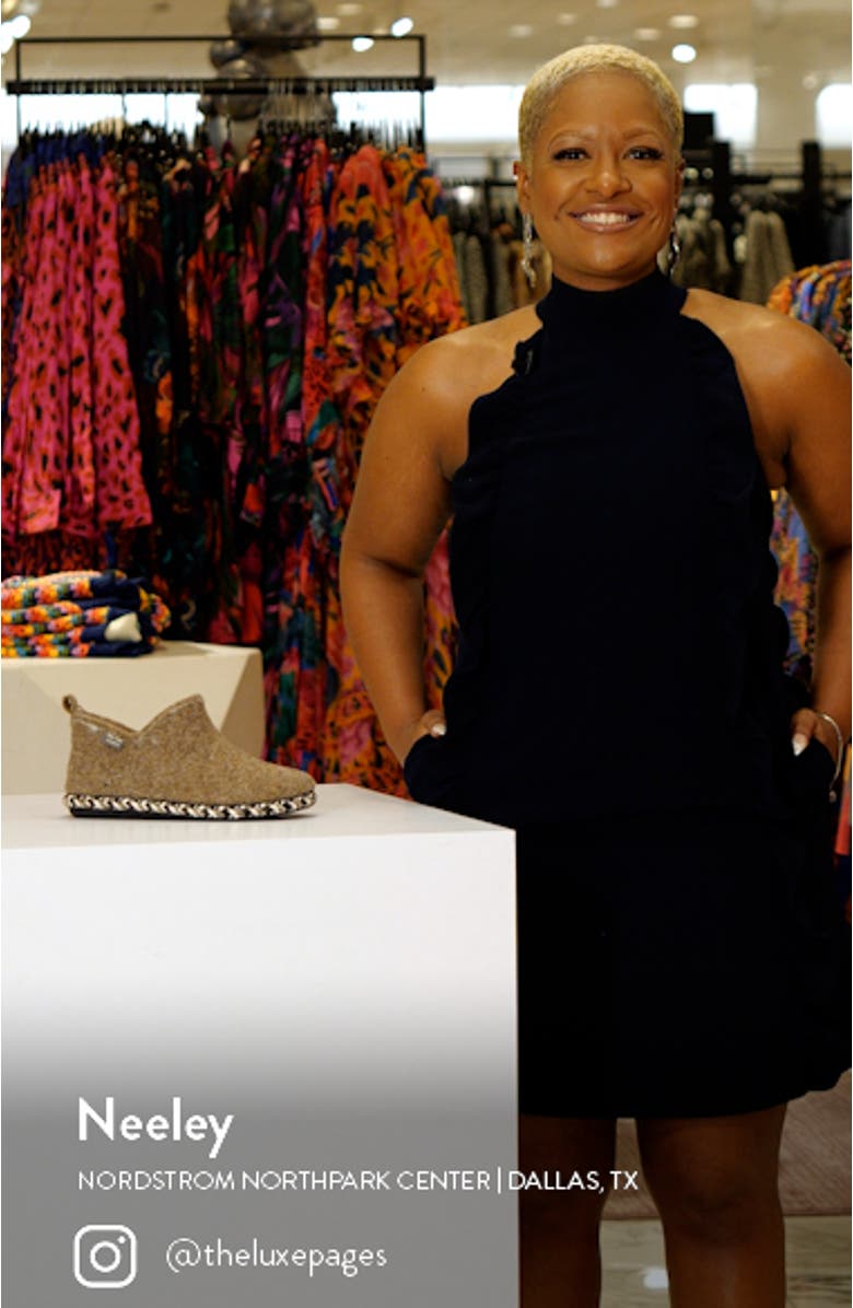 Duna Faux Fur Lined Slipper, sales video thumbnail