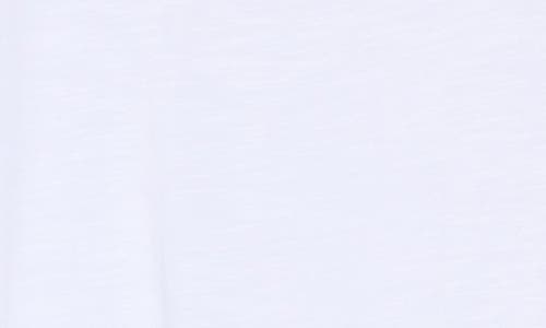 Caslon ® Ruched Sleeve T-shirt In White
