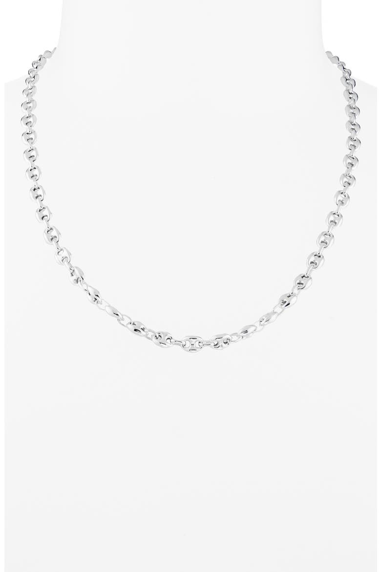 Men's Calabrote Mariner Chain Necklace, Alternate, color, SILVER