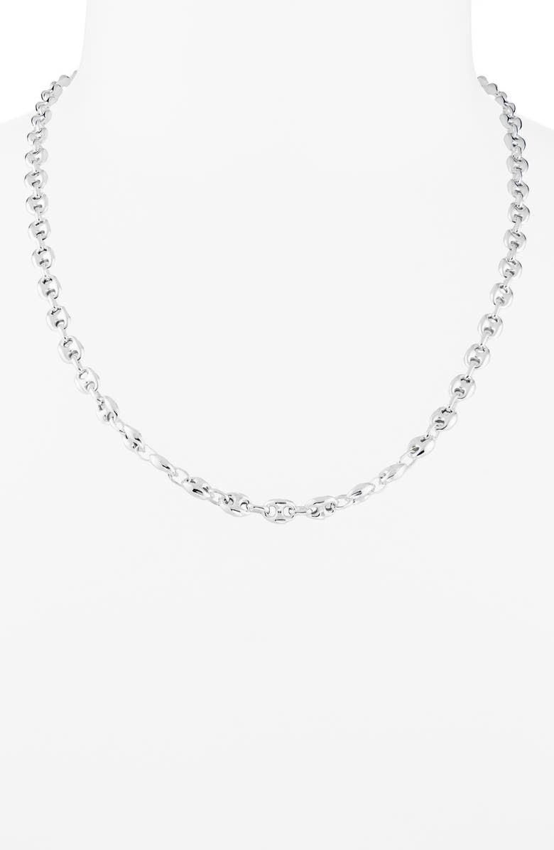 TWOJEYS Men's Calabrote Mariner Chain Necklace, Alternate, color, Silver