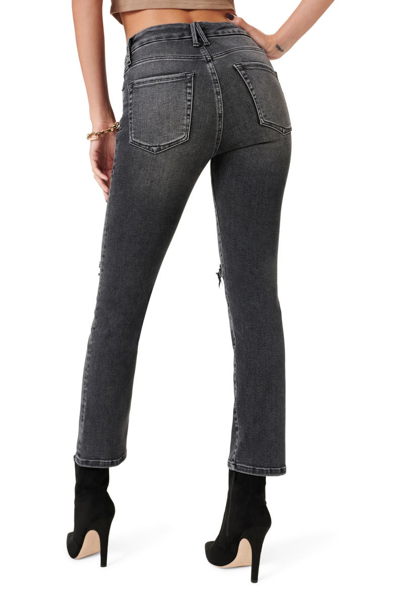 Good American Always Fits Ripped Ankle Skinny Jeans, Alternate, color, 