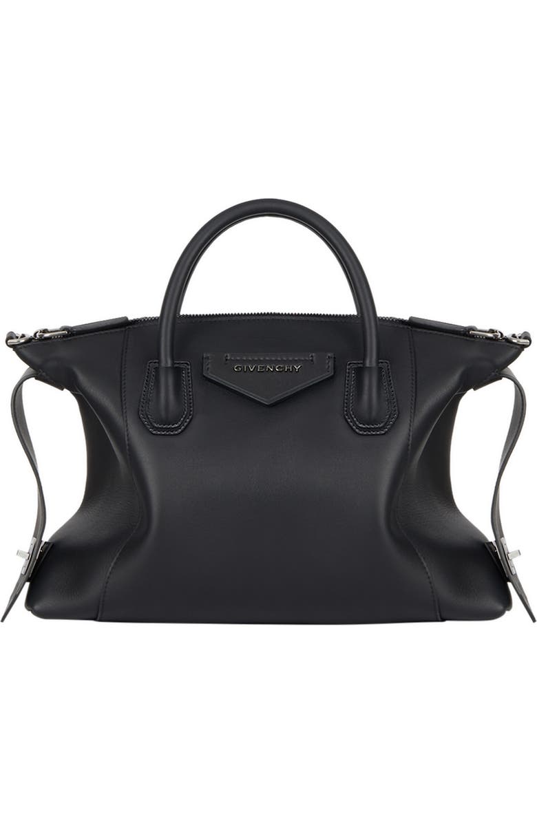 Givenchy Antigona Soft Small Leather Satchel, Main, color,