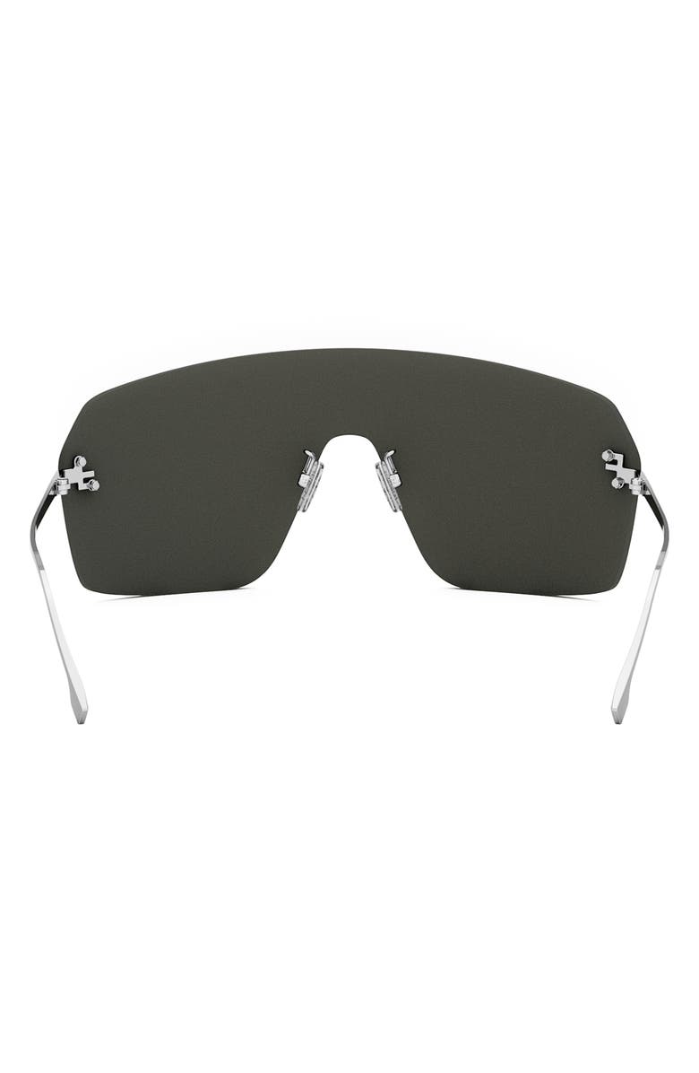 Fendi 'Fendi First Rectangular Shield Sunglasses, Alternate, color, 