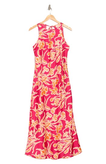 Melloday Paisley Bias Midi Dress