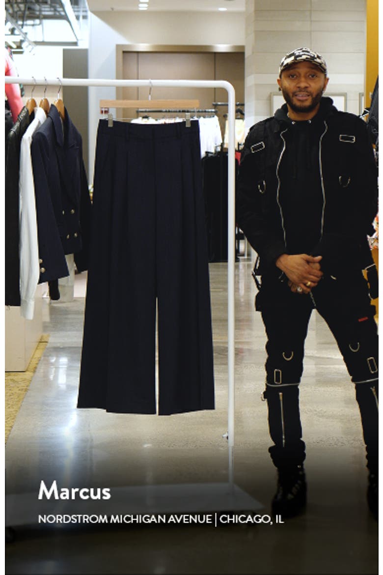 New Didi Pleat Wide Leg Wool Pants video