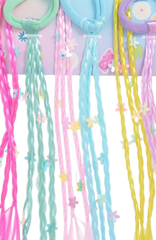 Capelli New York Kids' 6-pack Braided Faux Hair Ponytail Holders
