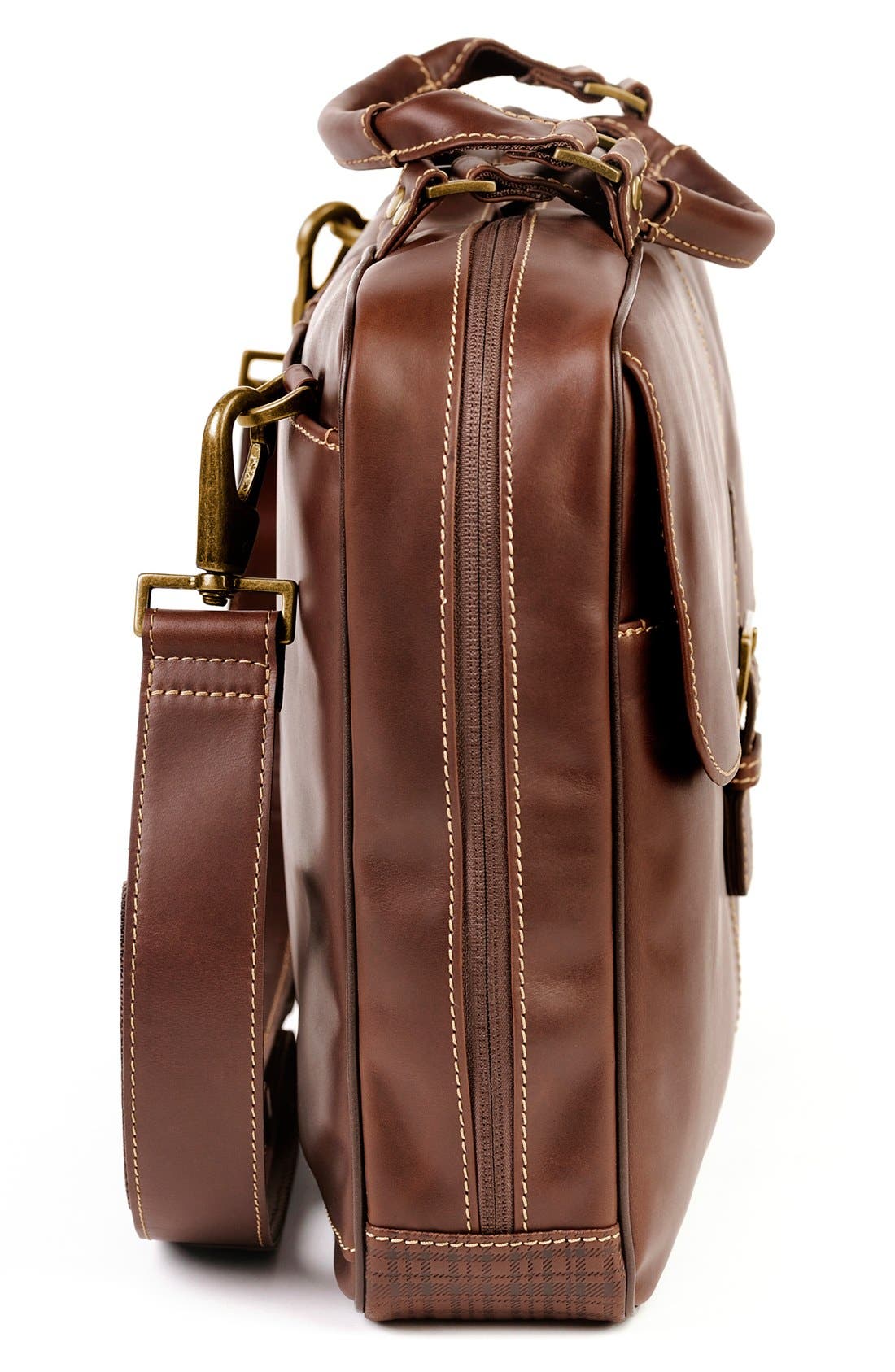 Bryant Analyst Briefcase, Alternate, color, ANTIQUE MAHOGANY