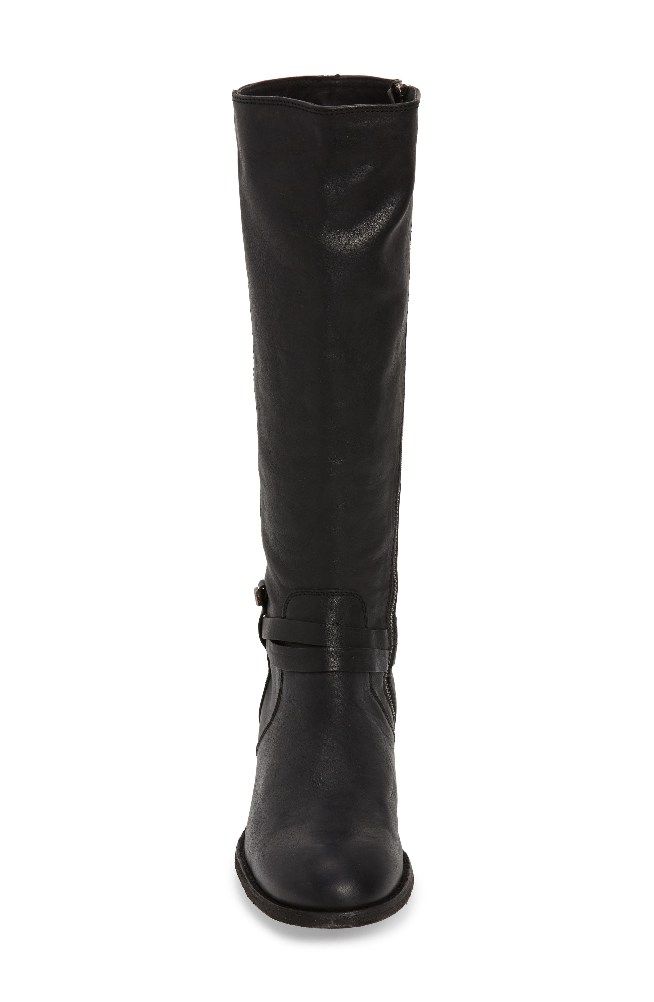 Frye Melissa Belted Knee-High Riding Boot, Alternate, color, 