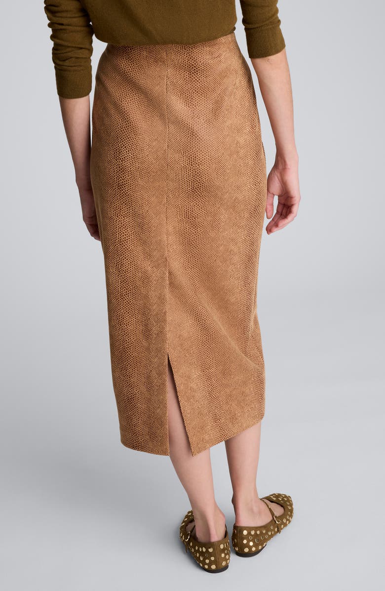 Kenneth Cole Pull-On High Waist Midi Skirt, Alternate, color, 