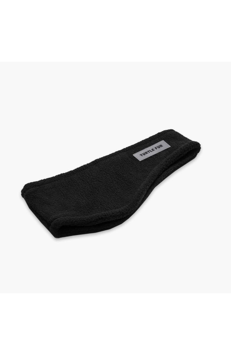 Turtle Fur Bang Band Fleece Headband, Alternate, color, Black