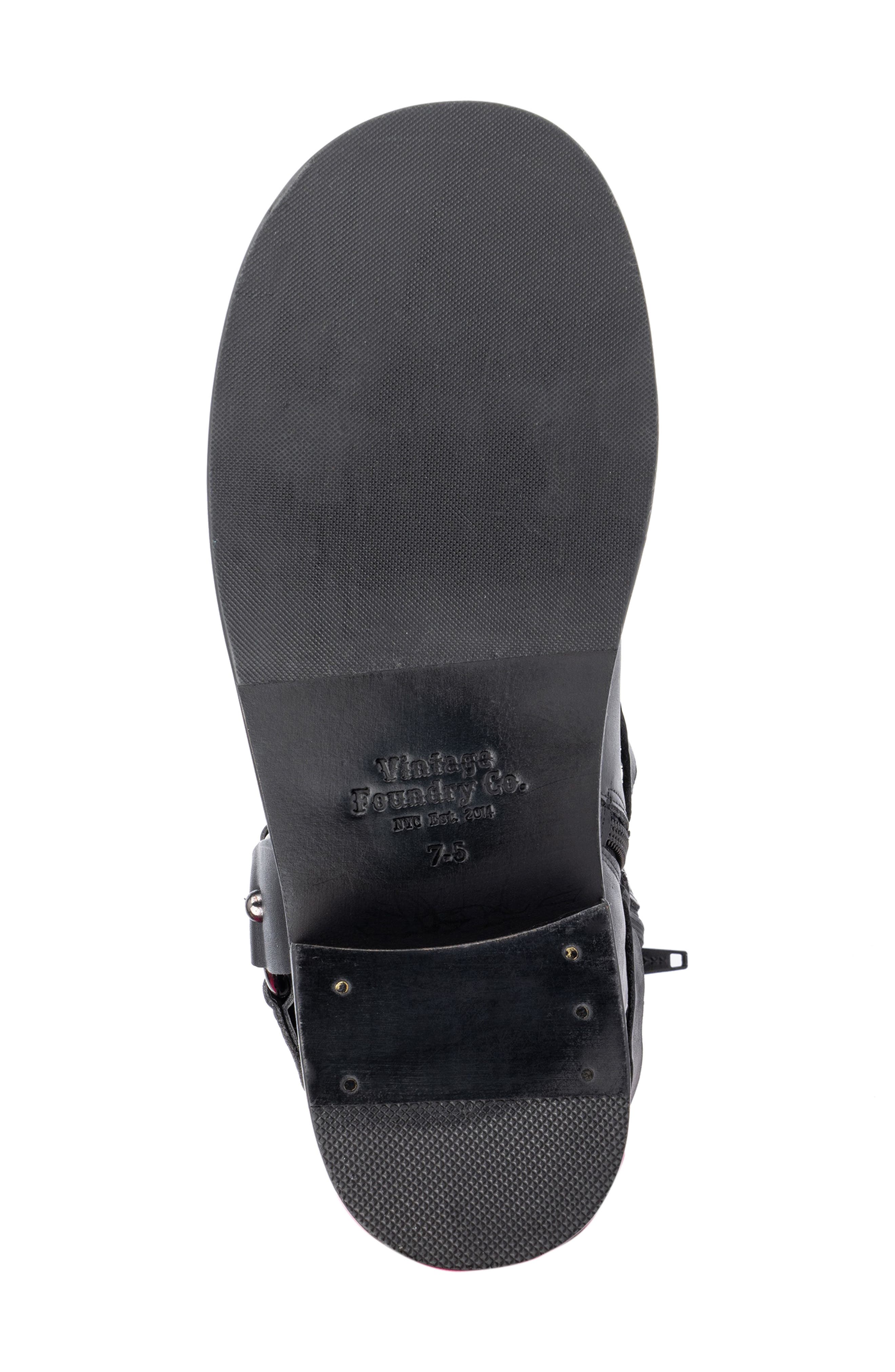 VINTAGE FOUNDRY Augusta Harness Strap Boot, Alternate, color, Black