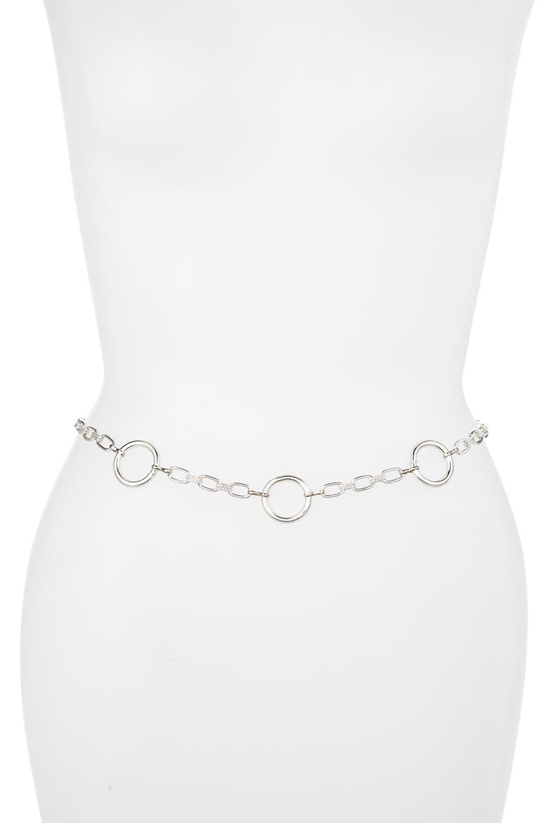 Vixen Belly Chain, Main, color, SILVER