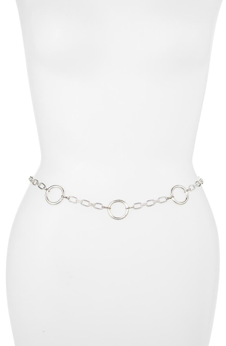 VIDAKUSH Vixen Belly Chain, Main, color, Silver