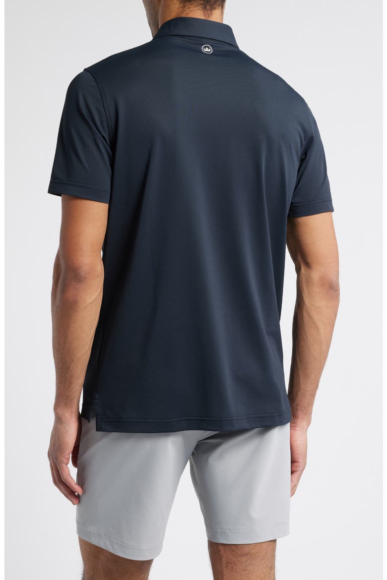 Soul Solid Performance Mesh Golf Polo, Alternate, color, BLACK