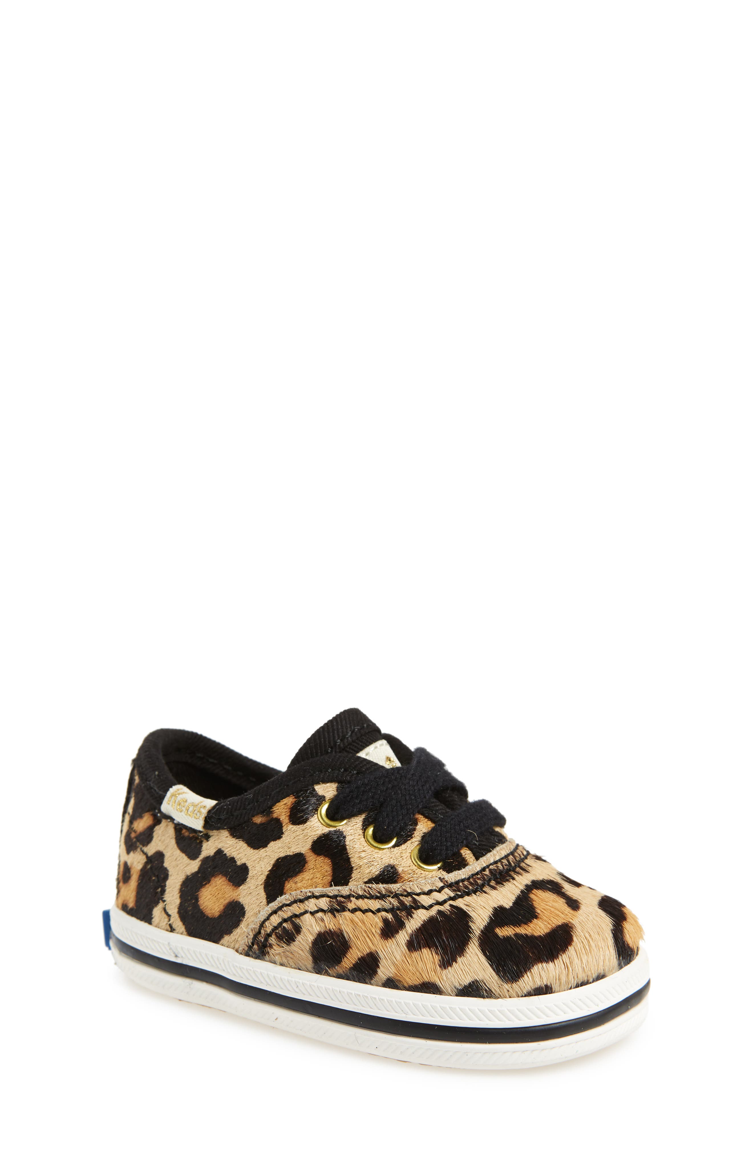 x kate spade new york champion polka dot lace-up shoe, Main, color, PRINTED PONY