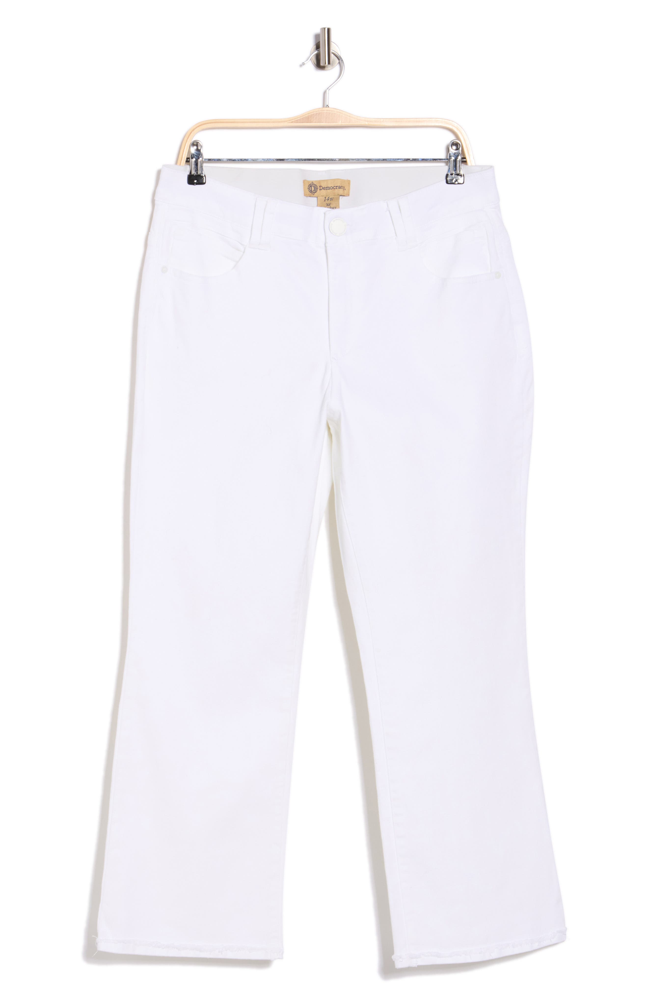 Democracy Fray Crop Flare Pants