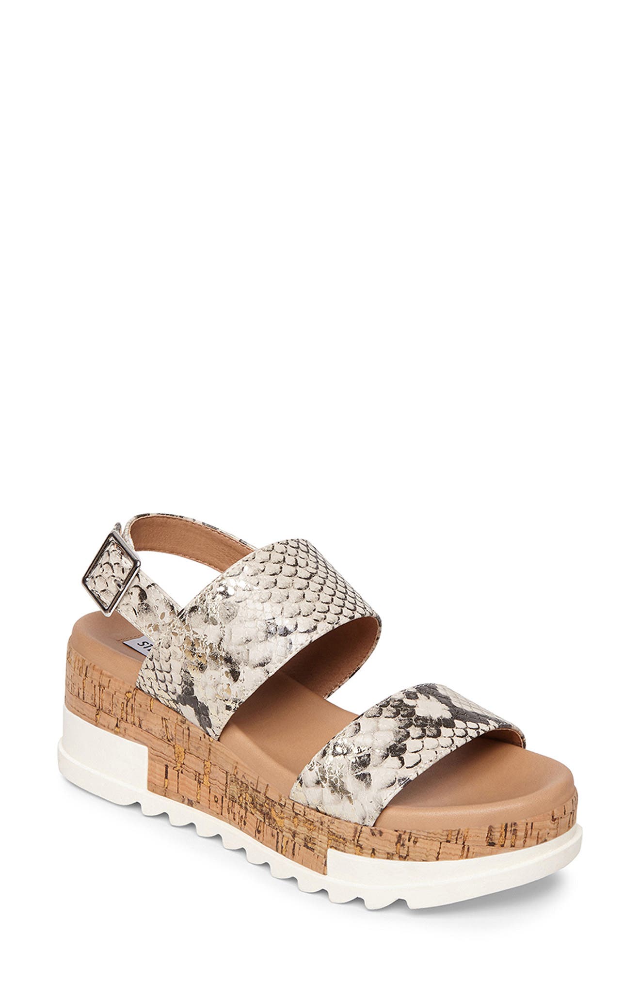 Brenda Wedge Sandal, Main, color, GOLD SNAKE