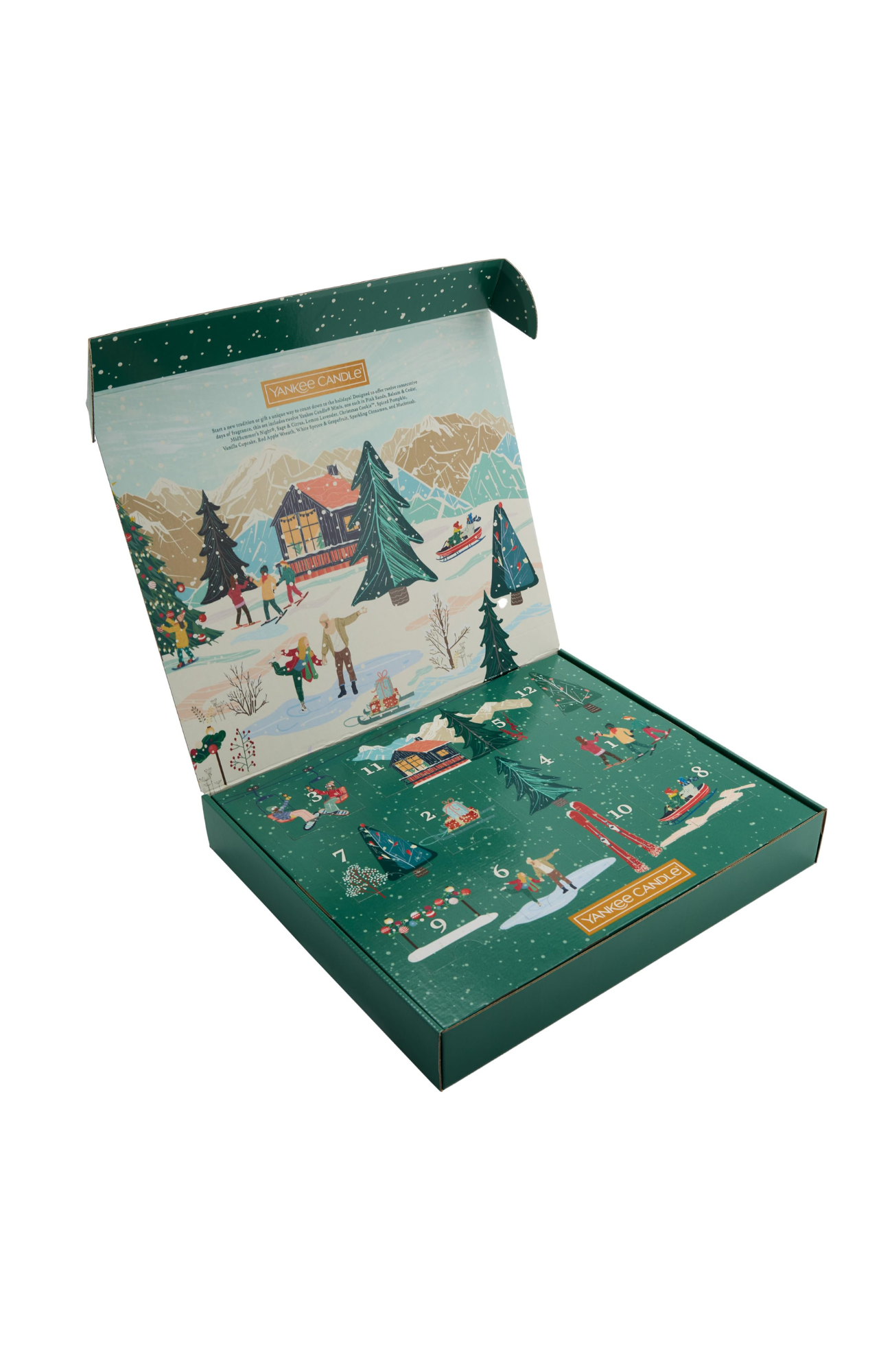 Yankee Candle Signature Votive Mini Candle Jars, 12 Days of Christmas Candle Advent Calendar Variety Pack - Thumbnail 4