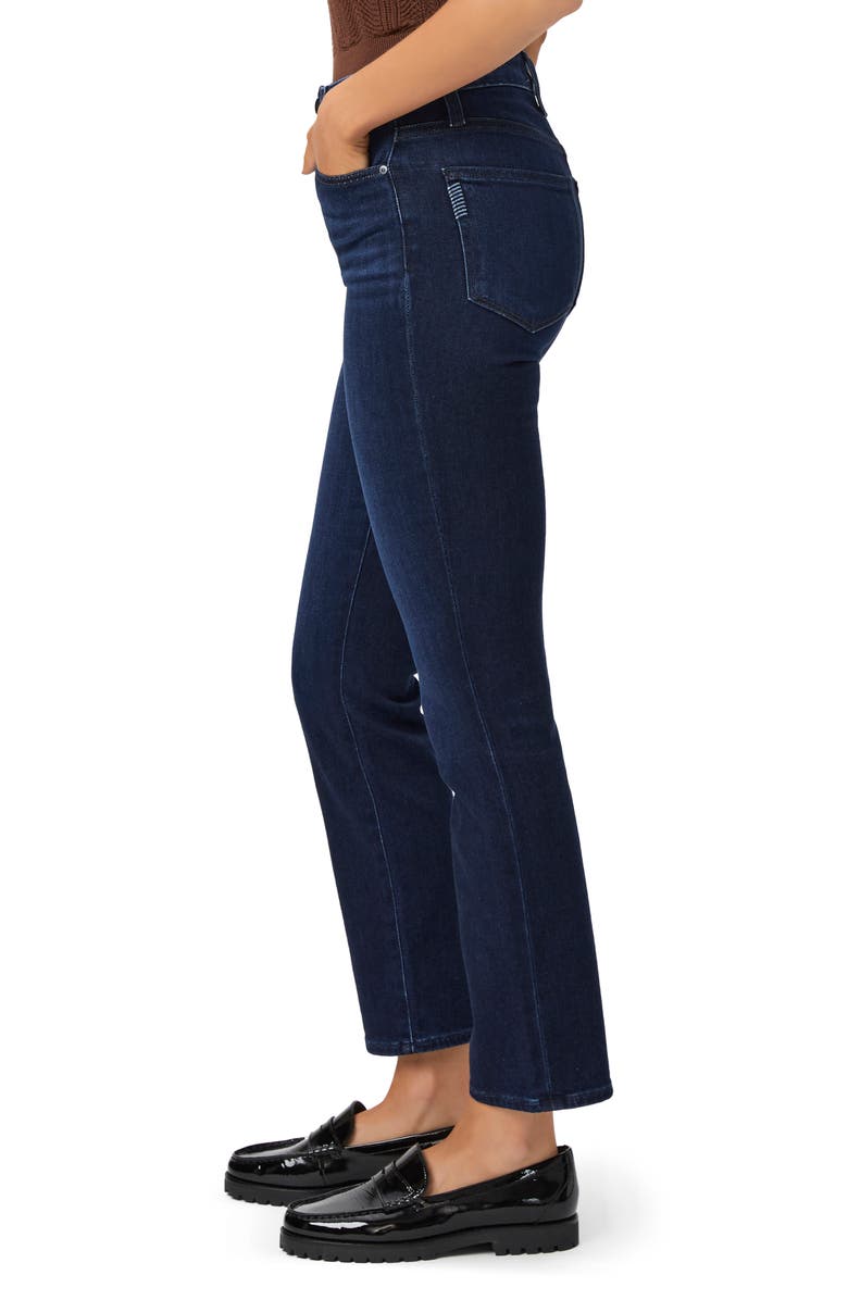 PAIGE Cindy High Waist Straight Leg Jeans, Alternate, color, Starboard