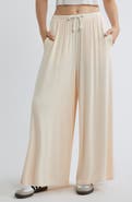 BOYS LIE Leah Main Squeeze Embroidery Wide Leg Drawstring Pants