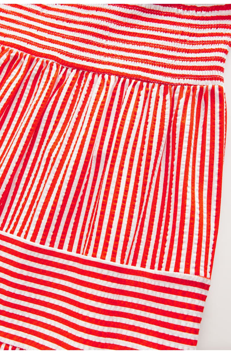 NEXT Stripe Tiered Cotton Maxi Skirt, Alternate, color, 
