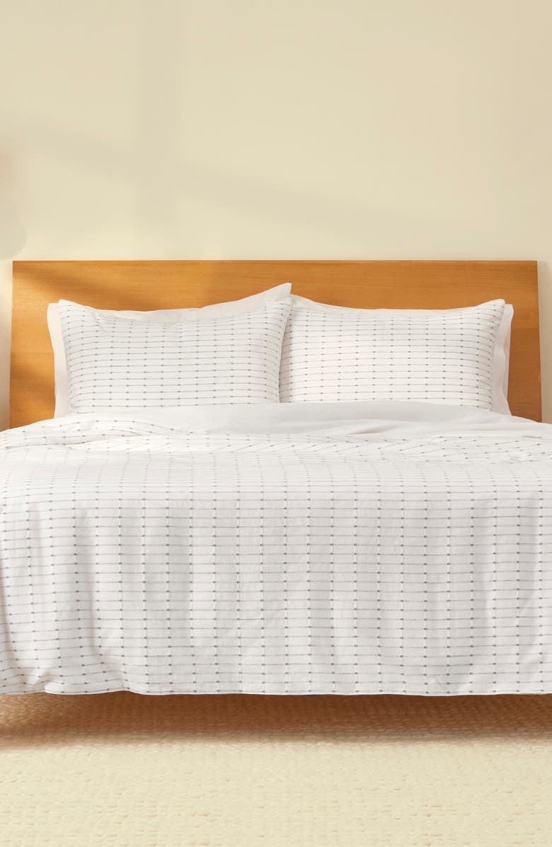 Casper Soft Grid Duvet Cover, Alternate, color,