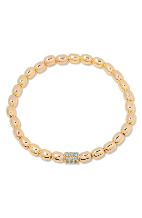 Brei Birthstone Beaded Stretch Bracelet