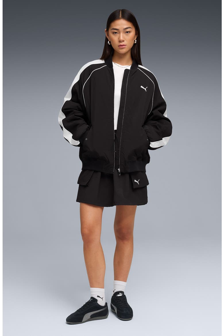 Wardrobe Essentials Cargo Miniskirt, Alternate, color, PUMA BLACK