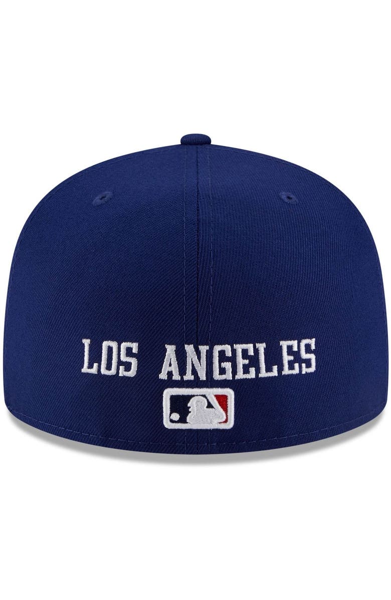 New Era Men's New Era Royal Los Angeles Dodgers Multi-Logo 59FIFTY Fitted Hat, Alternate, color, 