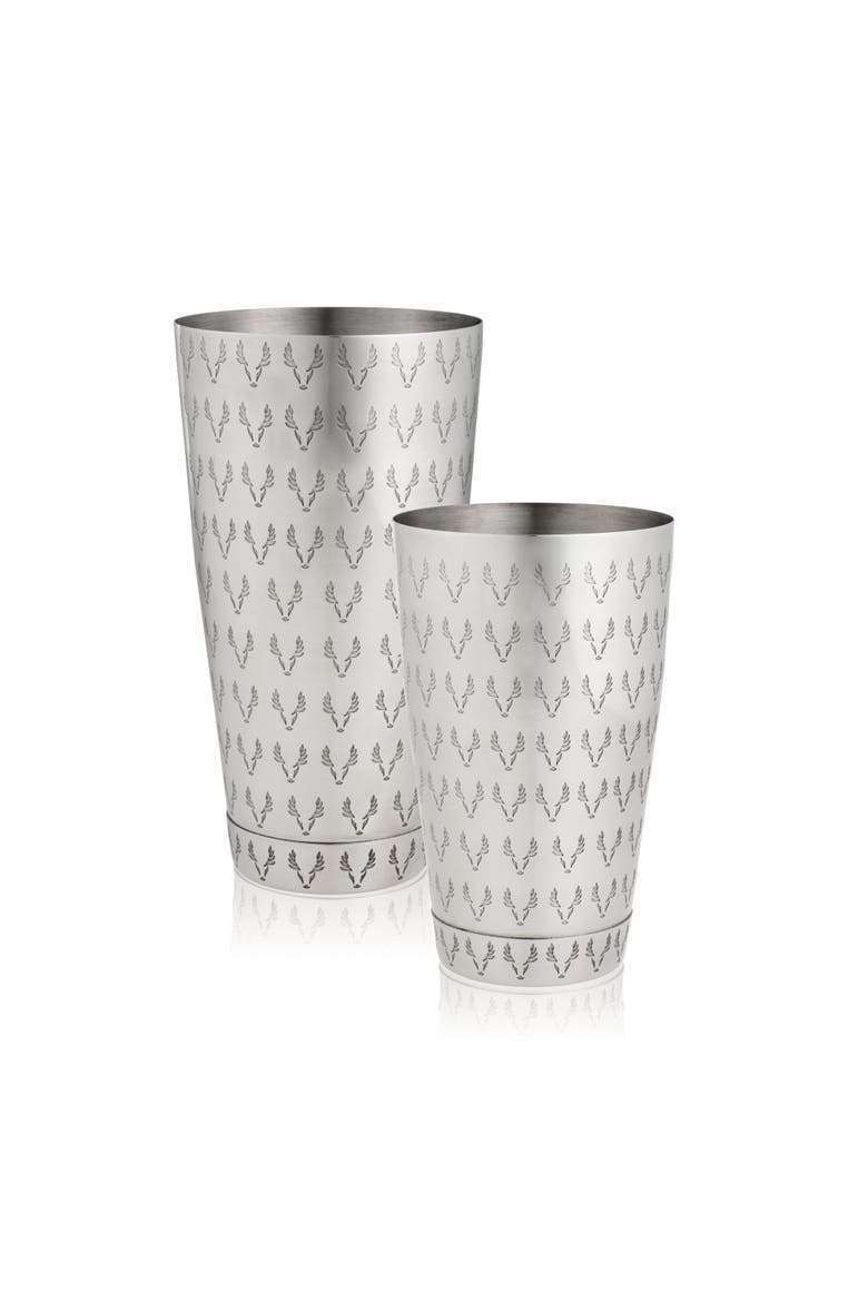 Harrison 2-Piece Shake Tins in Stainless Steel, Main, color, Silver